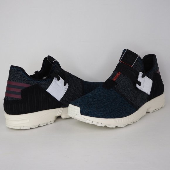 Adidas ZX Flux Plus Mens Shoes Black - Picture 8 of 12